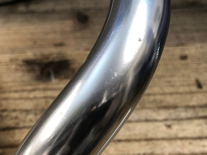 JZ153 日東 NITTO Mod.55 アルミ ドロップハンドル 370/400mm Φ26 シルバー