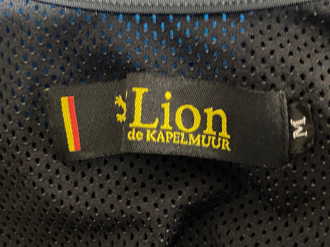 KN763 リオンドカペルミュール Lion de KAPELMUUR 裏起毛 ビブタイツ 黒 M
