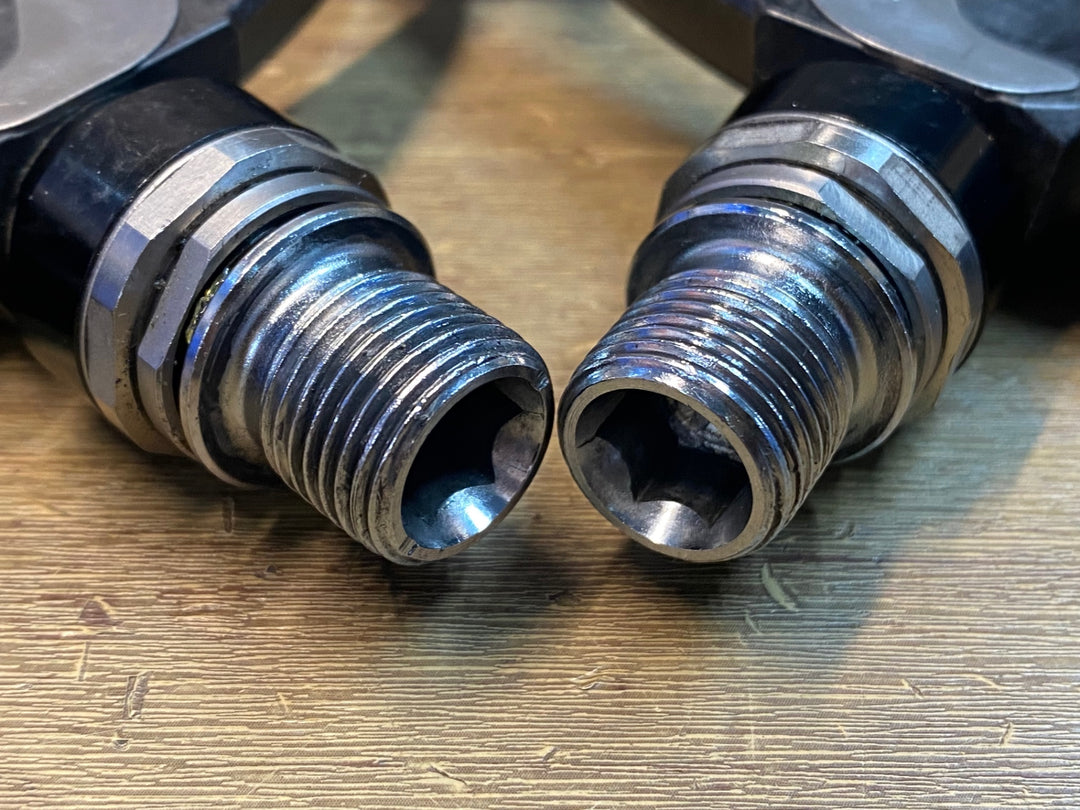 JF878 シマノ SHIMANO デュラエース DURA-ACE PD-R9100 ビンディングペダル SPD-SL ※プレート剥がれ