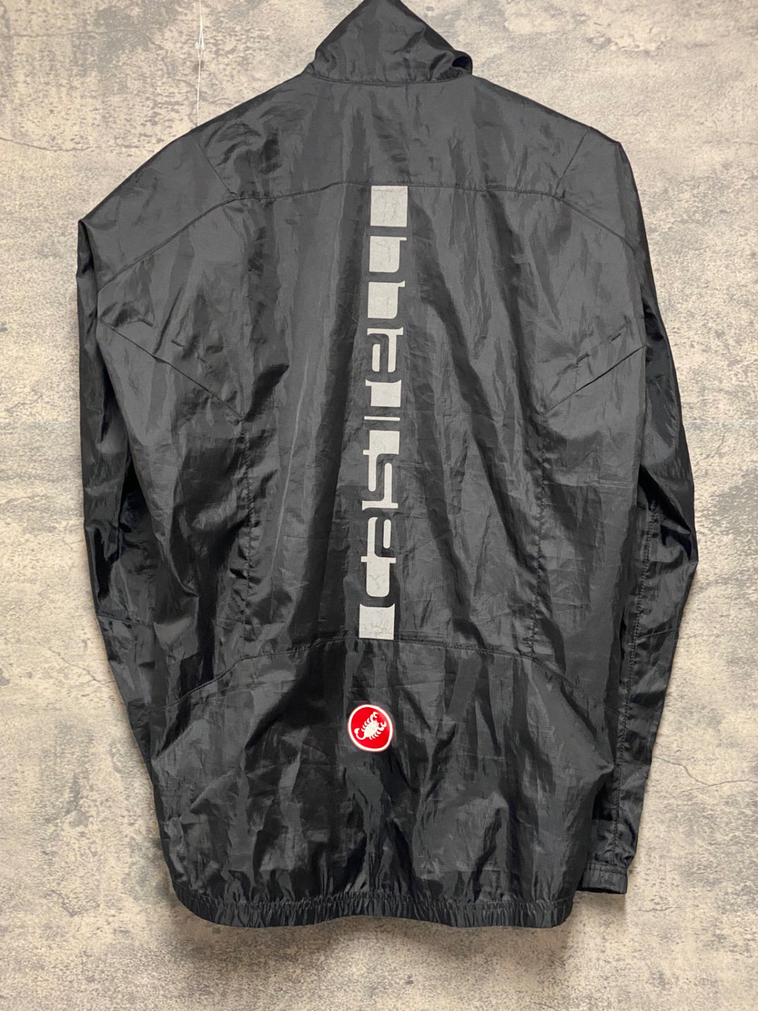 KP753 カステリ CASTELLI 長袖 ウインドブレーカー 黒 M