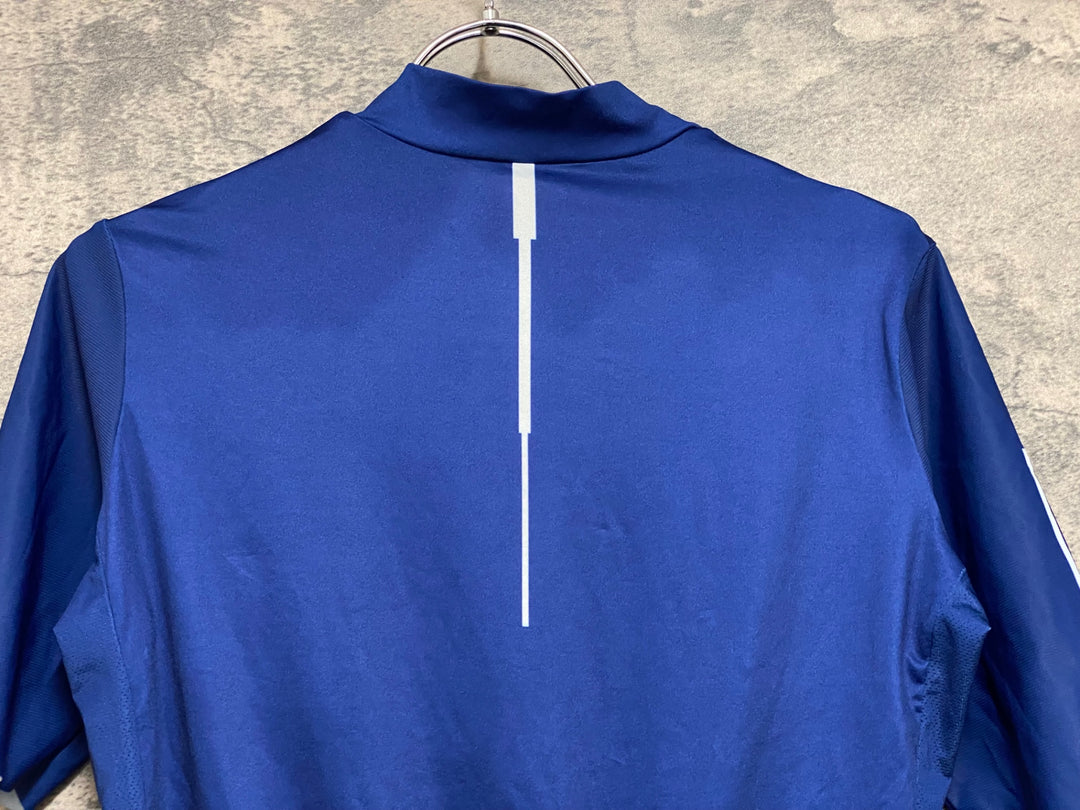 JO076 モアザン morethan 半袖 サイクルジャージ ネイビー S