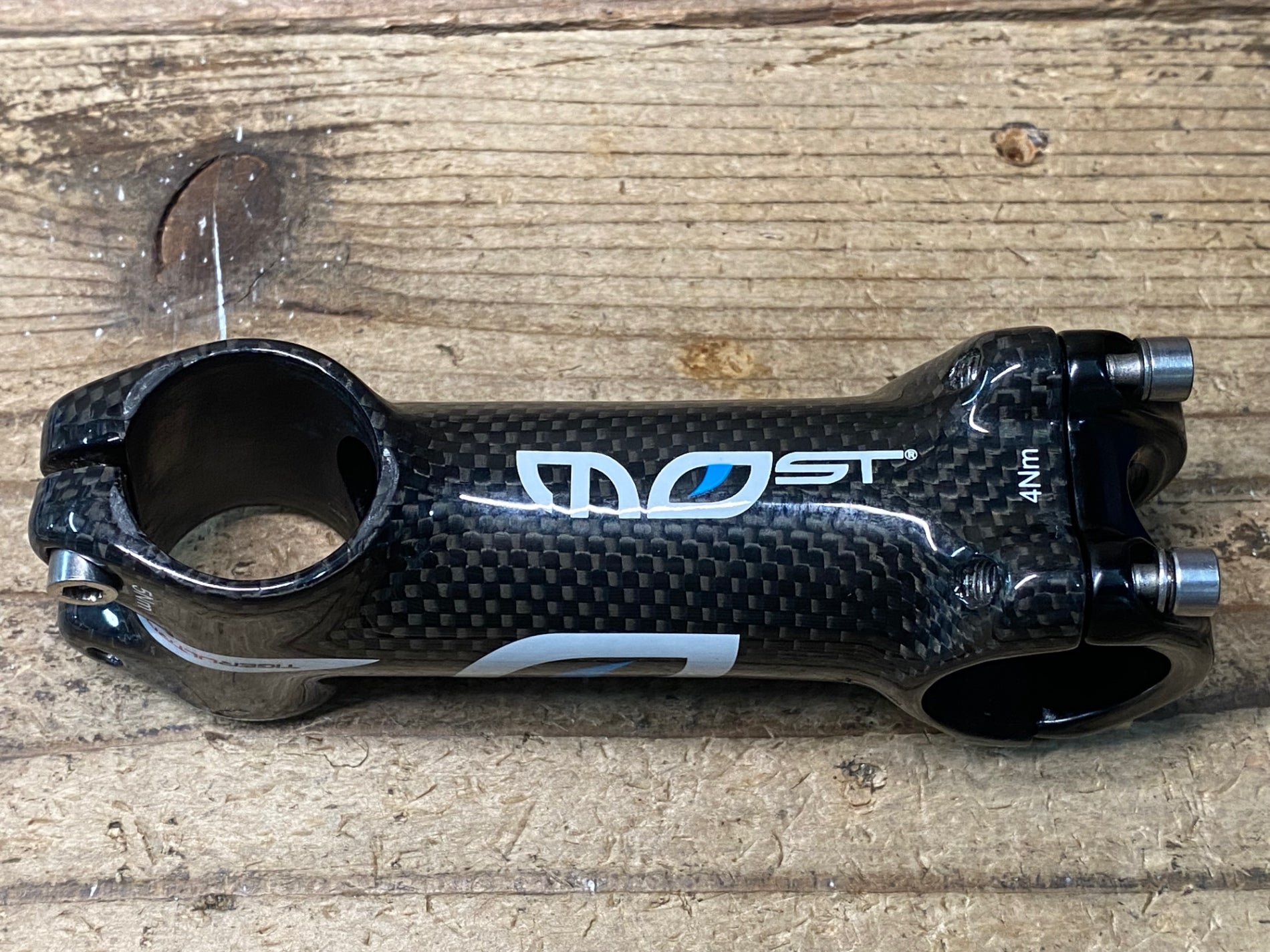 JP086 モスト MOST TIGER ULTRA ステム アルミ カーボンラップ 100mm