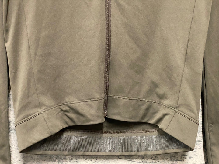 JK768 ラファ Rapha MEN'S CORE THERMAL LONG SLEEVE JERSEY 長袖 サイクルジャージ オリーブ S 裏起毛