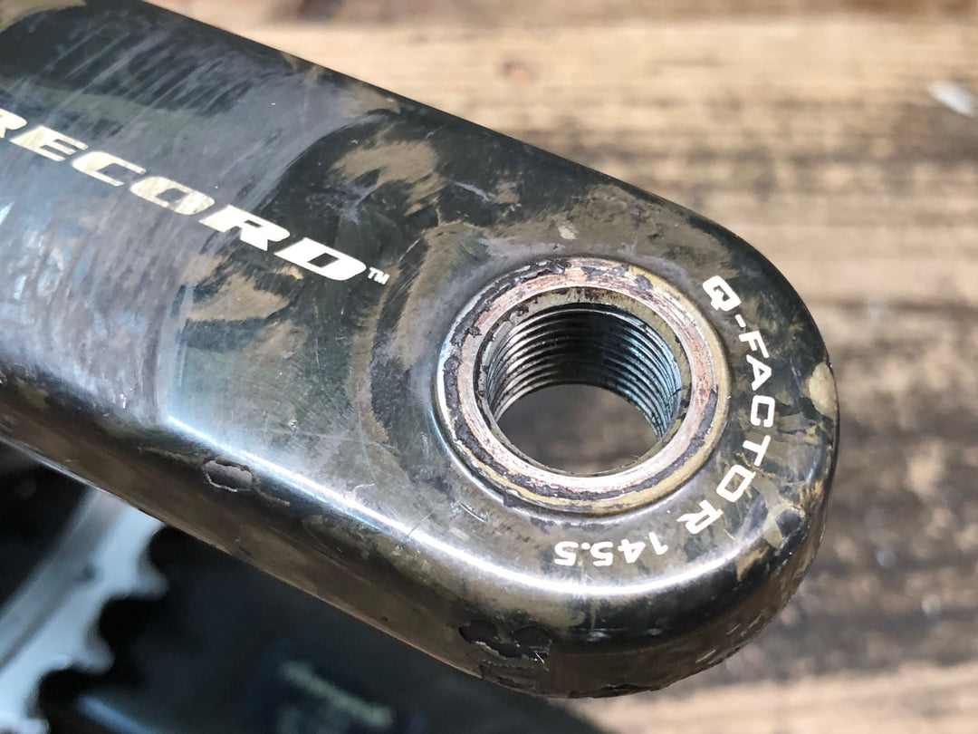 JB895 カンパニョーロ CAMPAGNOLO レコード RECORD FC7-RE293C ULTRATORQUESYSTEM カーボン クランク 172.5mm 53/39T 5H