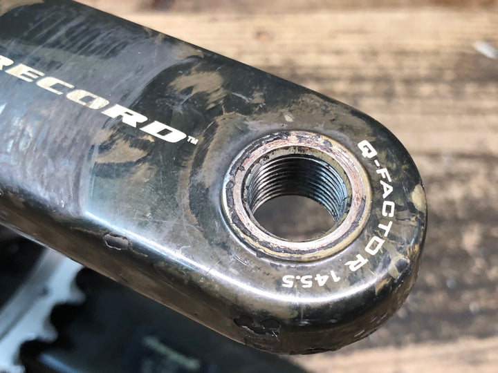 JB895 カンパニョーロ CAMPAGNOLO レコード RECORD FC7-RE293C ULTRATORQUESYSTEM カーボン クランク 172.5mm 53/39T 5H