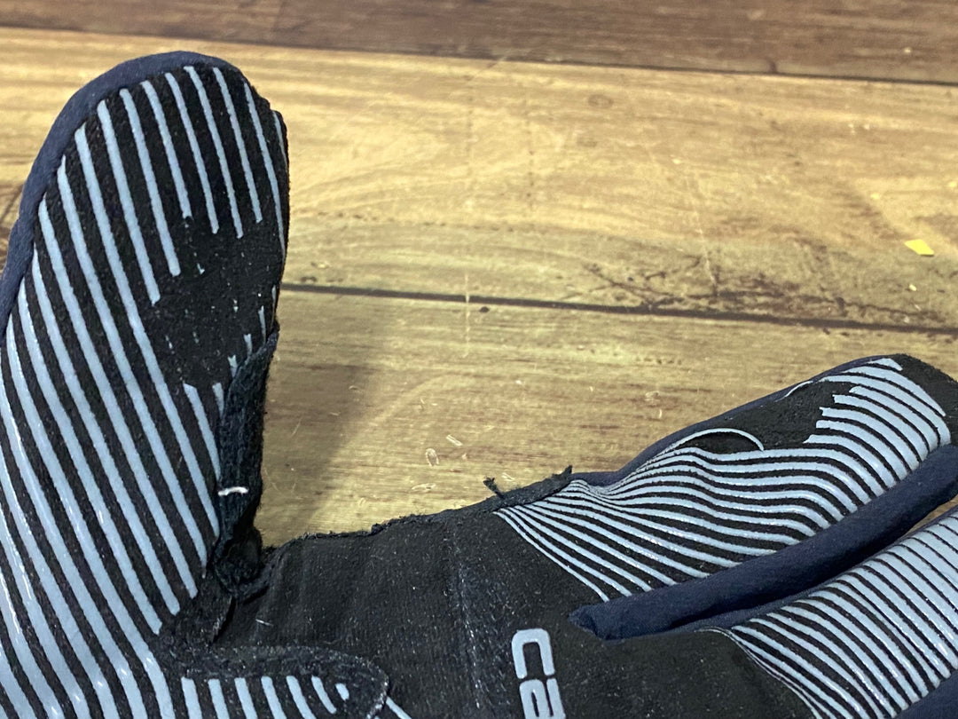 JY252 カステリ CASTELLI GORE-TEX 長指 グローブ 厚手 裏起毛 L ※指先に擦れあり