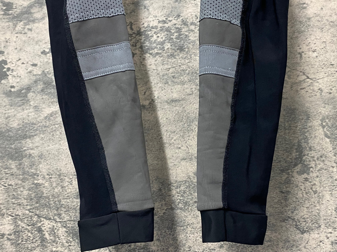 JD877 ラファ Rapha CARGO WINTER TIGHTS WITH PAD ビブタイツ 黒 M 裏起毛