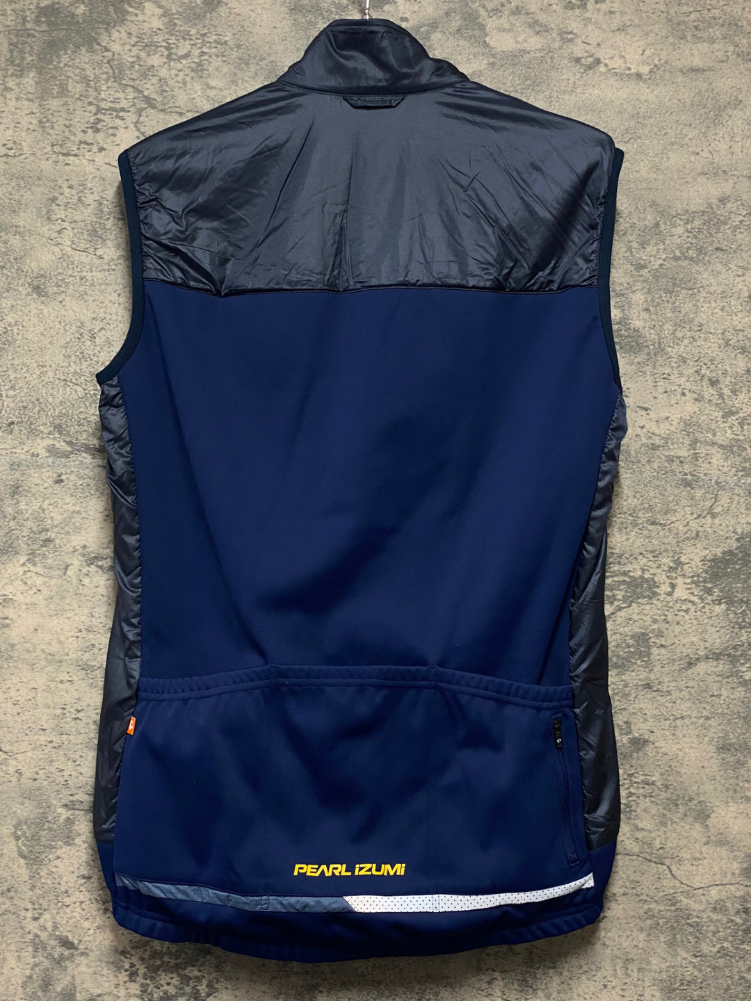 KI472 パールイズミ PEARL iZUMi ダウン サイクルベスト ジレ 裏起毛 M 紺