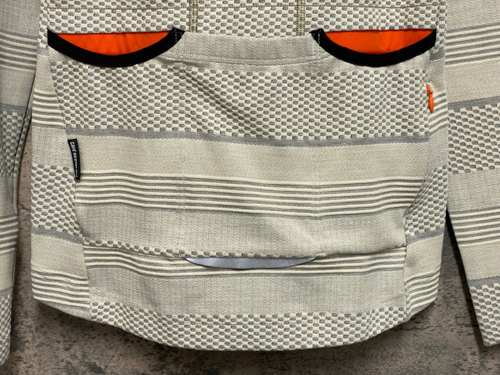 JO260 カフェドシクリステ Cafe du Cycliste CORINNE Women 長袖 サイクルジャージ グレー M 裏起毛 レディース