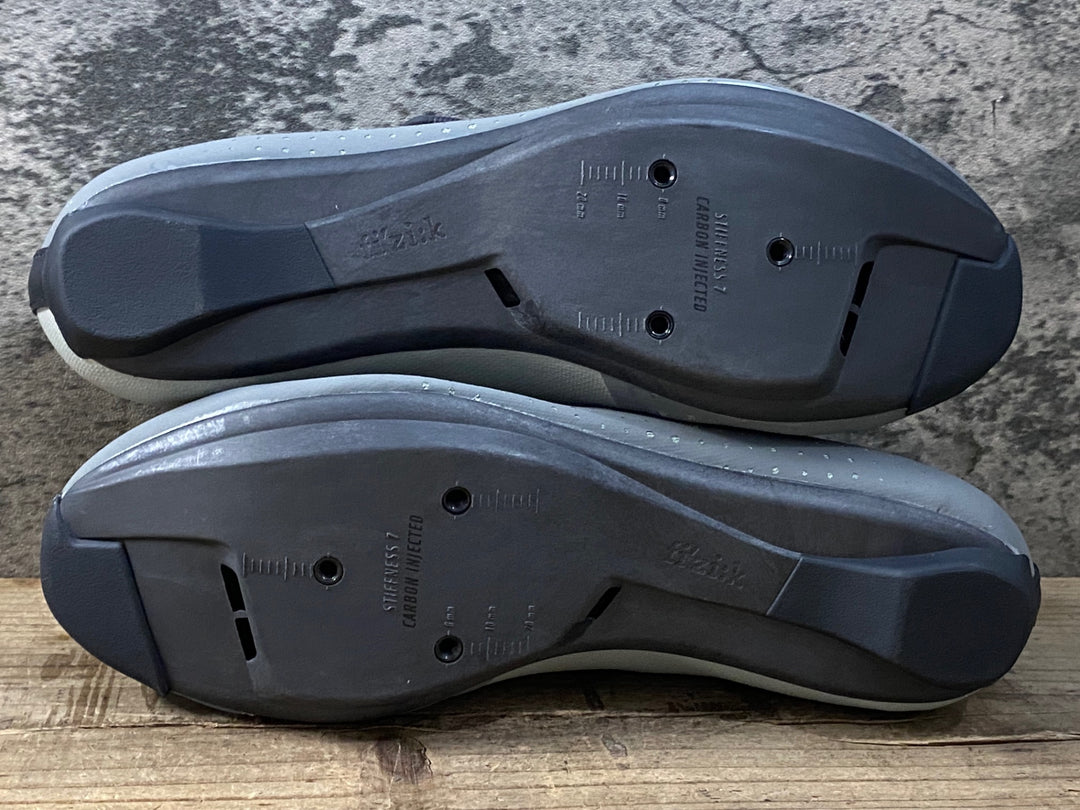 KK388 フィジーク fizik TEMPO OVERCURVE R4 SHOES ビンディングシューズ 3穴 グレー EU40 1/2