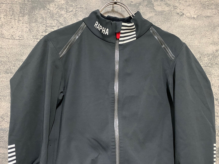 KI007 ラファ Rapha PRO TEAM SOFTSHELL JACKET 長袖 サイクルジャケット グレー M