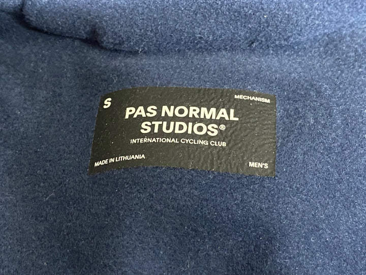 KE898 パスノーマルスタジオ PAS NORMAL STUDIES Mechanism Thermal Long Sleeve Jersey 長袖 サイクルジャージ 裏起毛 紺 S