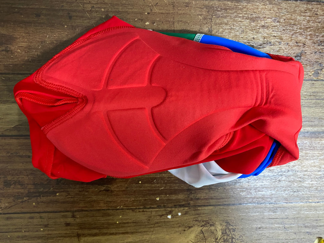 JV534 カステリ CASTELLI ビブショーツ 総柄 M ITALIA Skoda