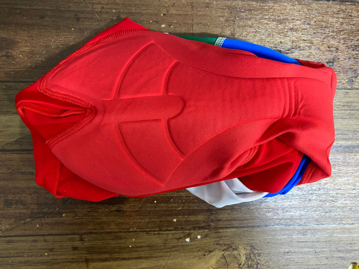 JV534 カステリ CASTELLI ビブショーツ 総柄 M ITALIA Skoda