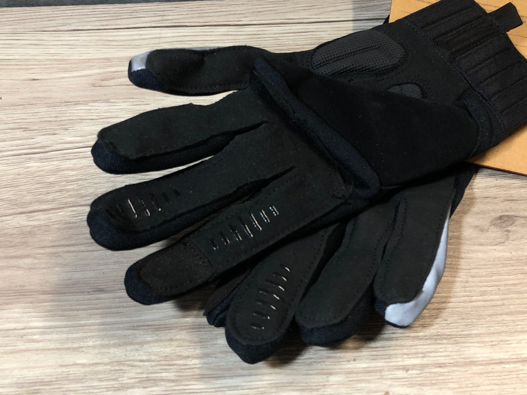 JV581 スペシャライズド SPECIALIZED DEFLECT 長指 グローブ 黒 S 裏起毛