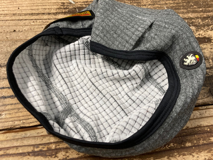 KS254 リオンドカペルミュール Lion de kapelmuur ウィンターキャップ グレー ONE SIZE POLARTEC