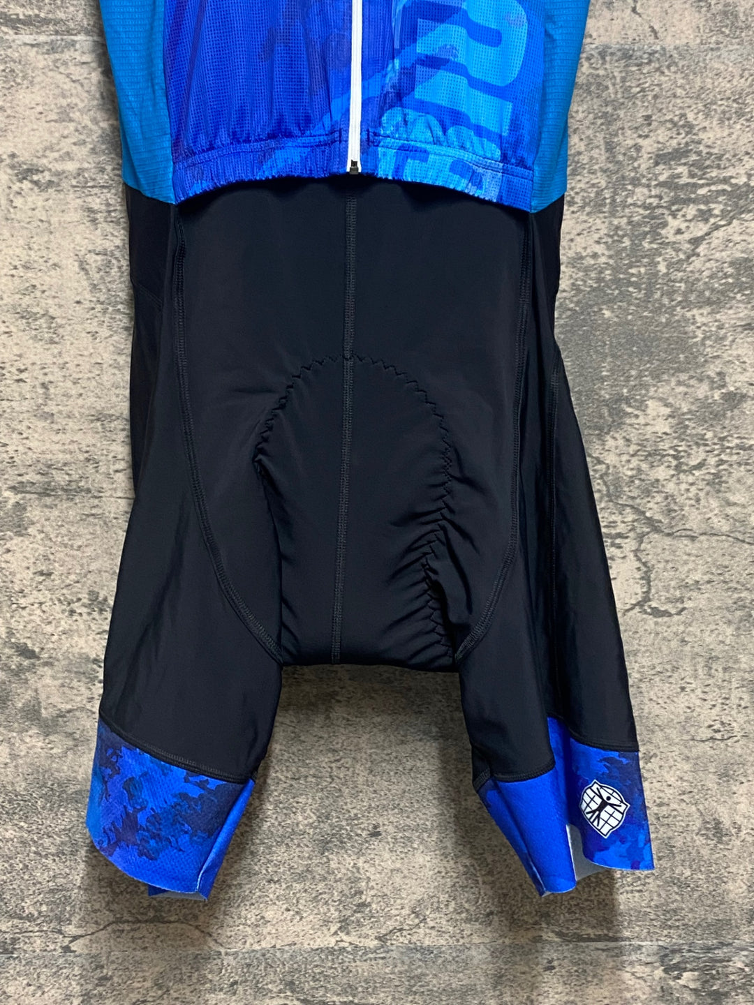 KM450 ビオレーサー BIORACER 富士ヒル 半袖 サイクルジャージ ワンピース 青 3/M