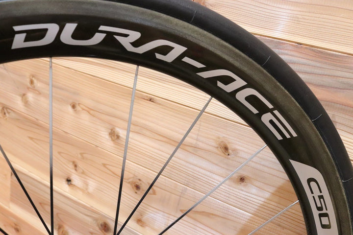 シマノ SHIMANO デュラエース DURA-ACE WH-9000-C50-TU シマノ 11S/12S カーボン チューブラー ロードバイク ホイールセット 【広島店】
