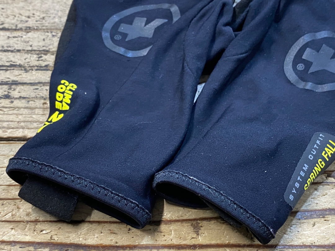 JZ572 アソス ASSOS SPRING FALL サイクルグローブ 黒 S