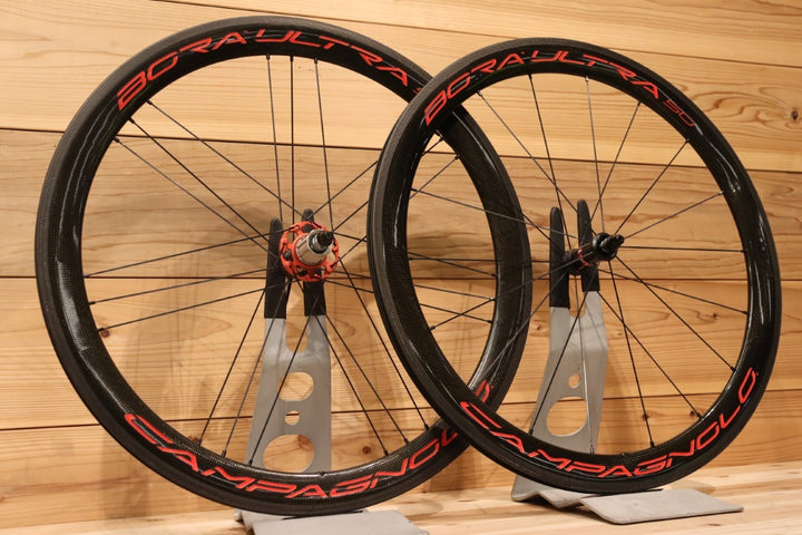カンパニョーロ CAMPAGNOLO ボーラウルトラ BORA ULTRA 50 SPECIAL EDITON AC3 カーボン クリンチャー ホイールセット シマノ12/11S 17C 【千葉店】