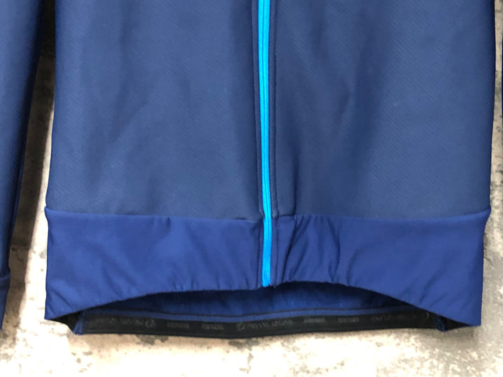 KB679 パールイズミ PEARL iZUMi 長袖 サイクルジャケット 紺 L 裏起毛