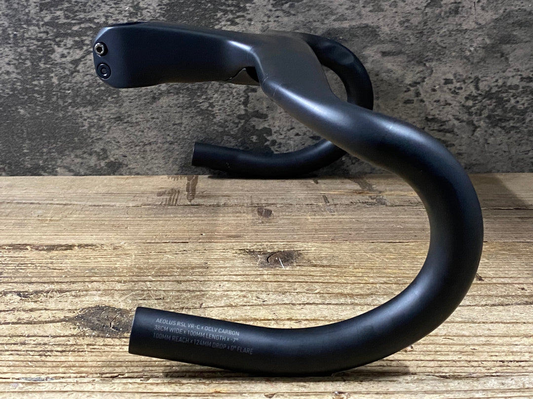 KM059 ボントレガー BONTRAGER AEOLUS RSL VR-C カーボン ドロップハンドル 380mm×100㎜ ※ハンドル付属品あり