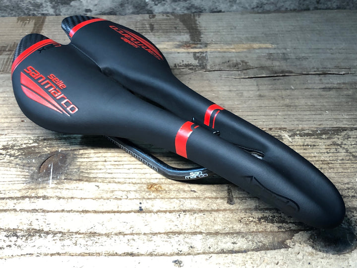 JJ501 セラサンマルコ selle sanmarco ASPIDE CARBON FX カーボンレール サドル 黒/赤