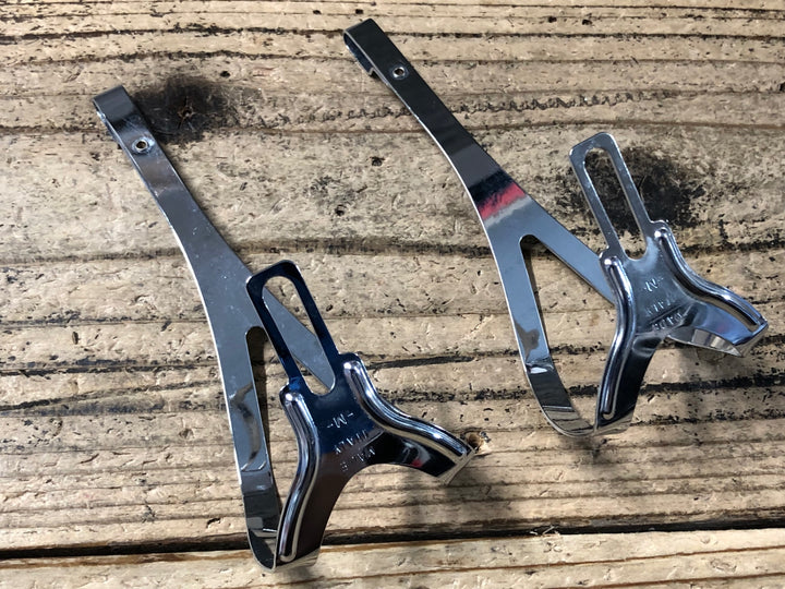KH591 未使用箱入り カンパニョーロ Campagnolo Cレコード期 コーラス CHORUS フラットペダル トゥクリップ