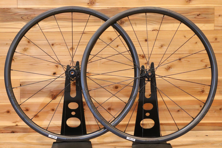 未使用品！ エレリサーチ ERE RESEARCH ジーナス GENUS SL30 DISC シマノ 11S/12S 21C カーボン チューブレスレディ ロードバイク ホイールセット 【広島店】
