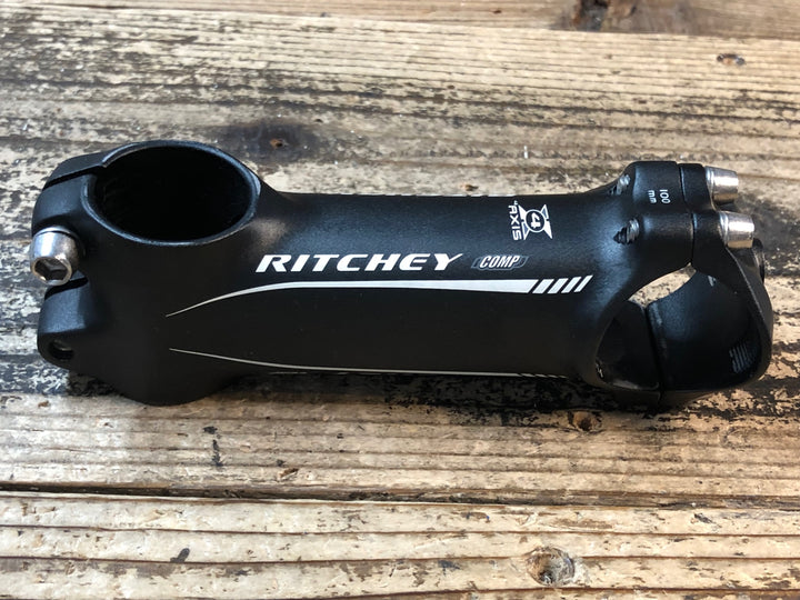 JN522 リッチー RITCHEY コンプ COMP アルミ ステム 黒 Φ31.8 OS 100mm 6°/84°