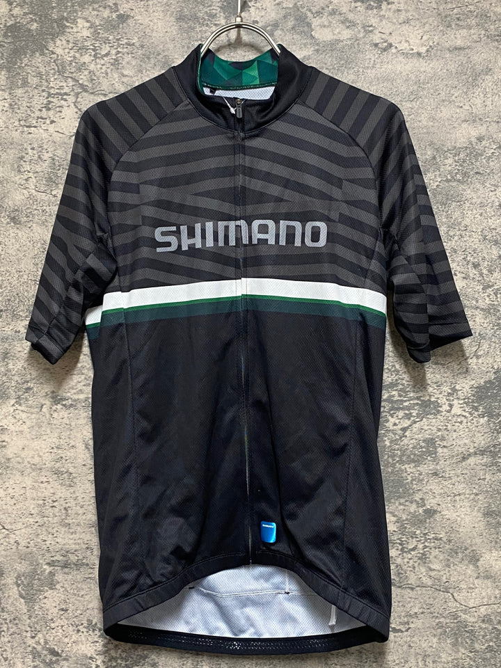 KF209 シマノ SHIMANO 半袖 サイクルジャージ 黒 L