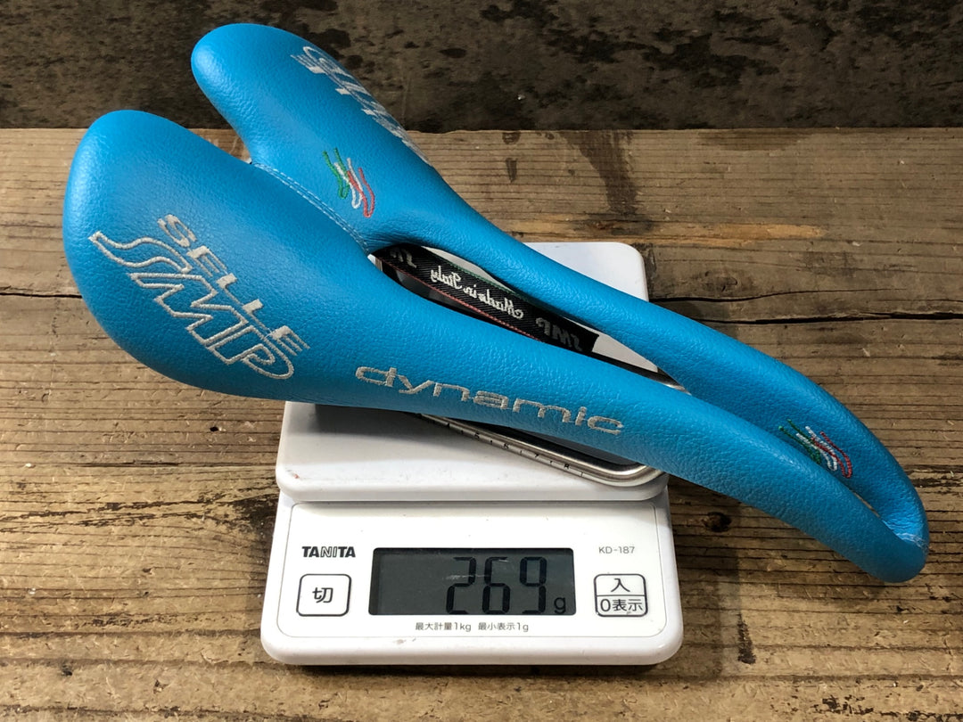 JZ346 SELLE SMP ダイナミック Dynamic サドル inox tubeレール 水色
