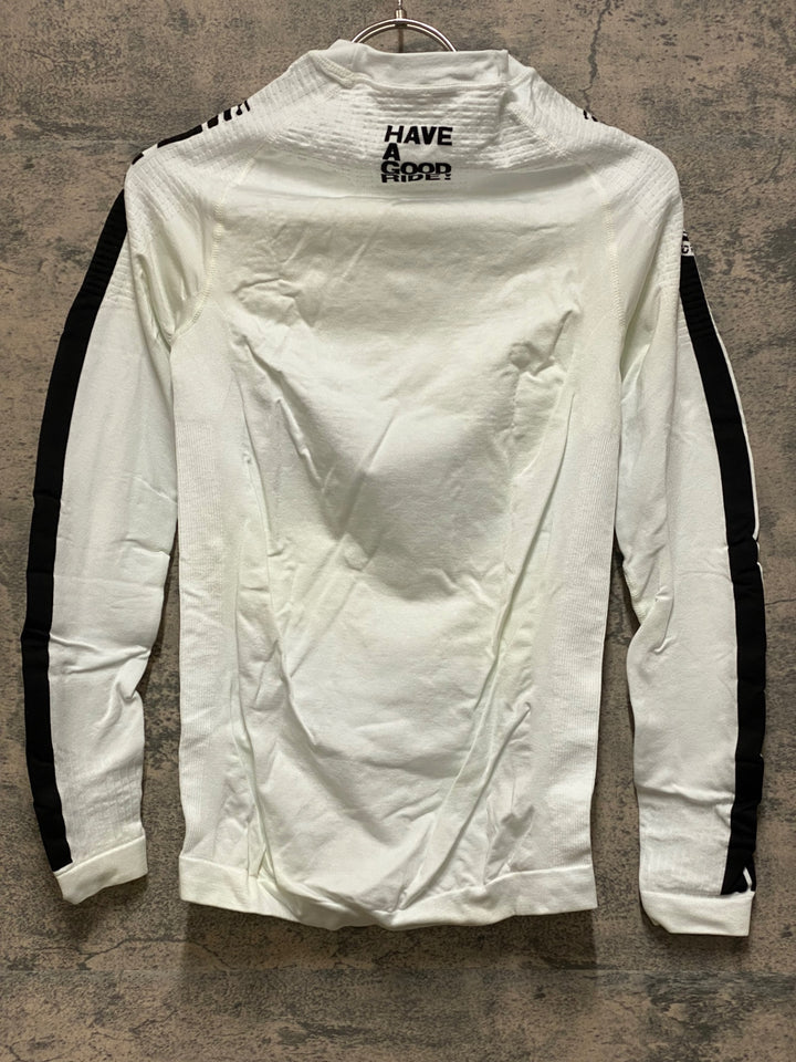 JR289 アソス ASSOS LS_skinFoil_fall 長袖 ベースレイヤー 白 S/M