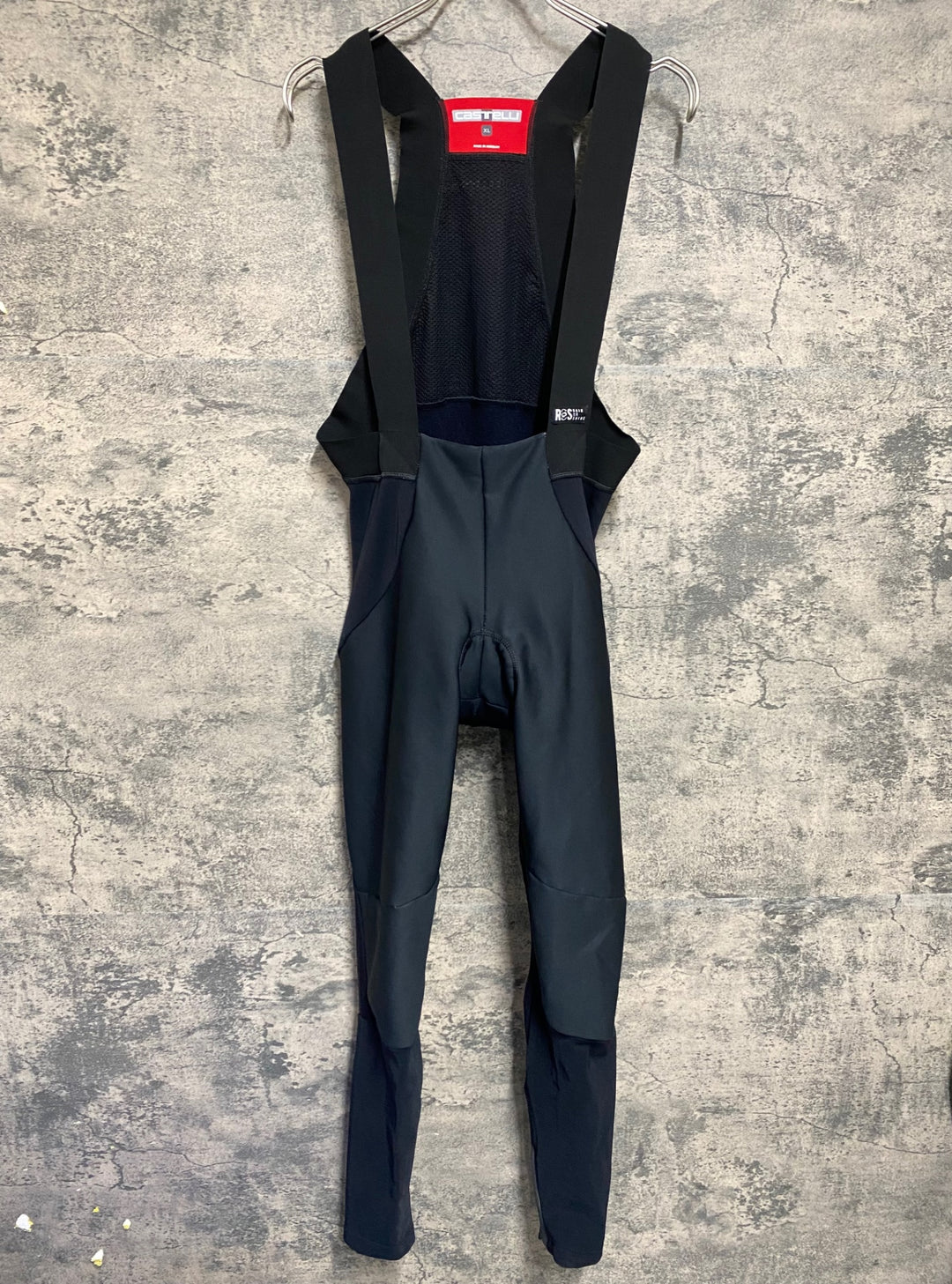 KE153 カステリ CASTELLI ロッソコルサ ROSSO CORSA ビブタイツ 黒 XL
