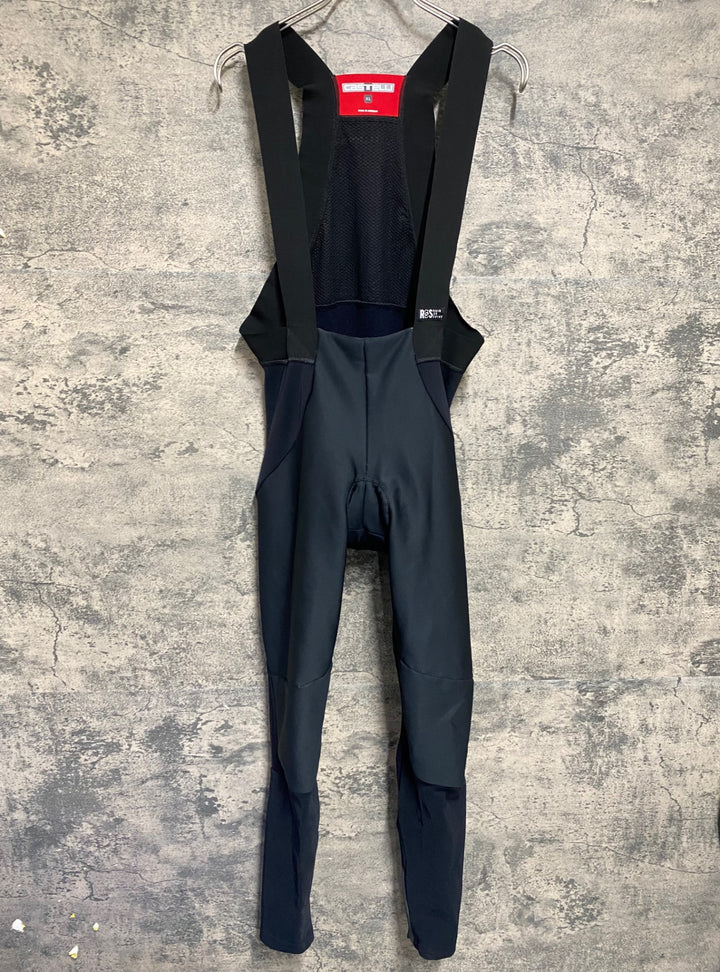 KE153 カステリ CASTELLI ロッソコルサ ROSSO CORSA ビブタイツ 黒 XL