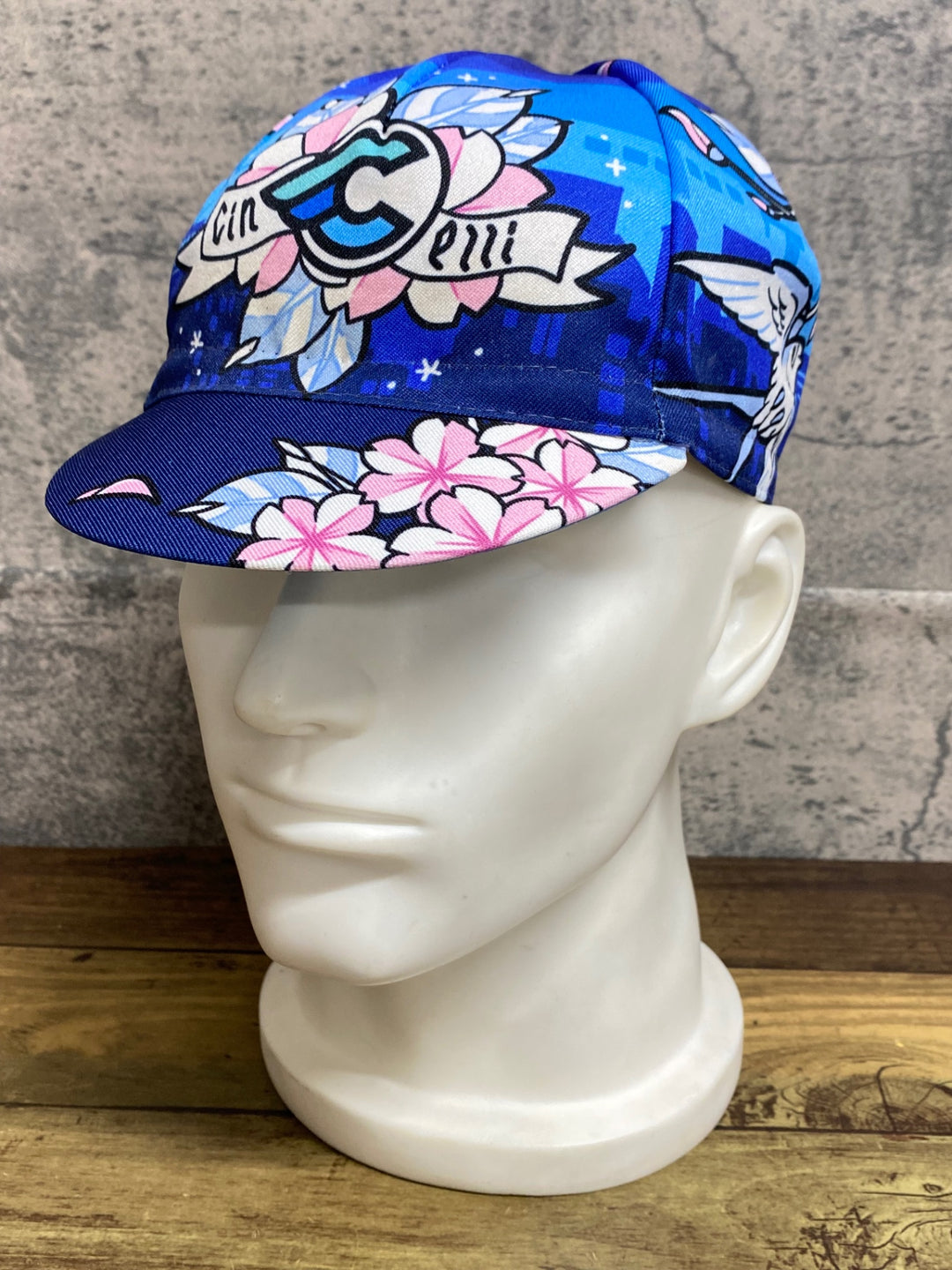 KI944 チネリ cinelli サイクルキャップ 青 フリーサイズ