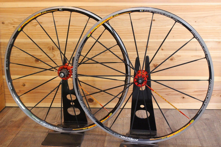 マヴィック MAVIC キシリウム KSYRIUM SL アルミ クリンチャー ホイールセット シマノ11S/12S ナローリム 15C 【名古屋店】