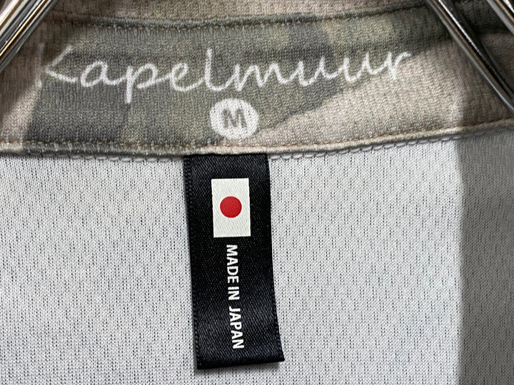 JM243 カペルミュール KAPELMUUR 半袖 襟付 サイクルシャツ 薄茶 M バックポケット
