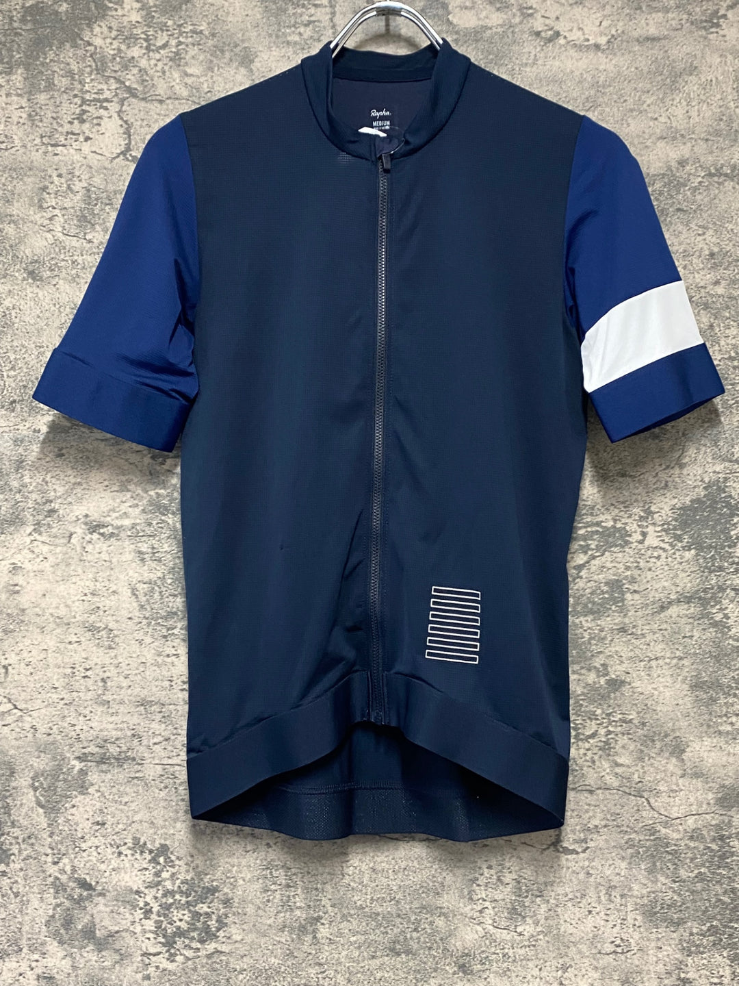 JW384 ラファ Rapha PRO TEAM TRAINING JERSEY 半袖 サイクルジャージ 黒紺 M