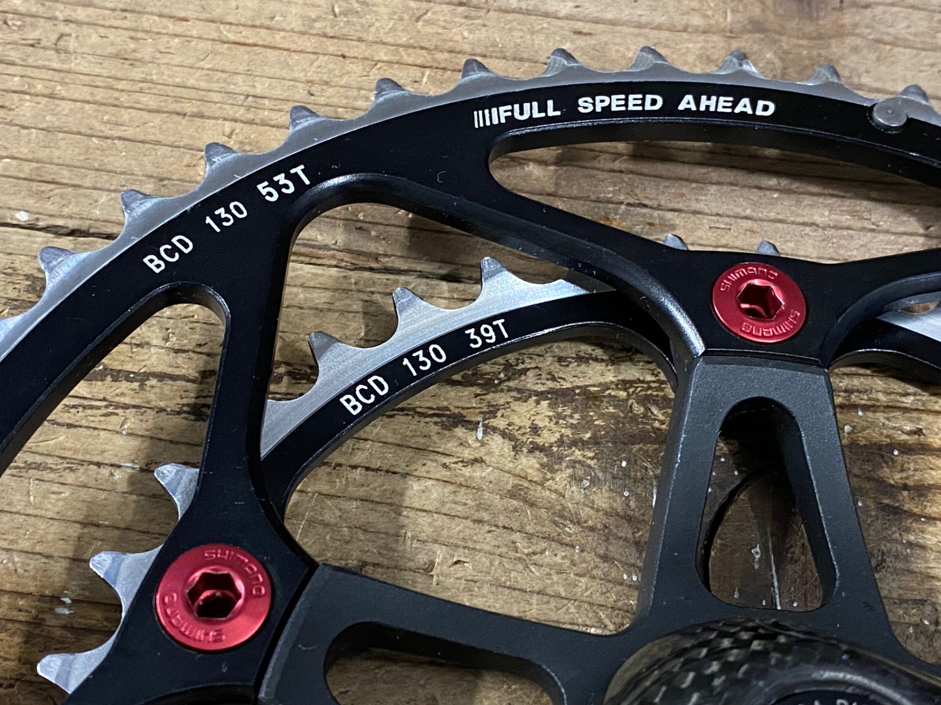 JW409 FSA カーボンプロ CARBON PRO クランクセット 170mm 53/39T 9S