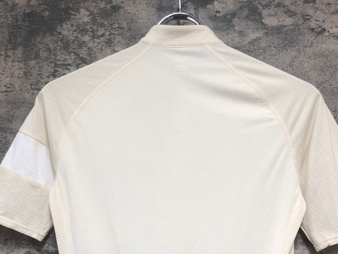 KM990 ラファ Rapha WOMEN'S CORE LIGHTWEIGH JERSEY 半袖 サイクルジャージ XS オフホワイト レディース