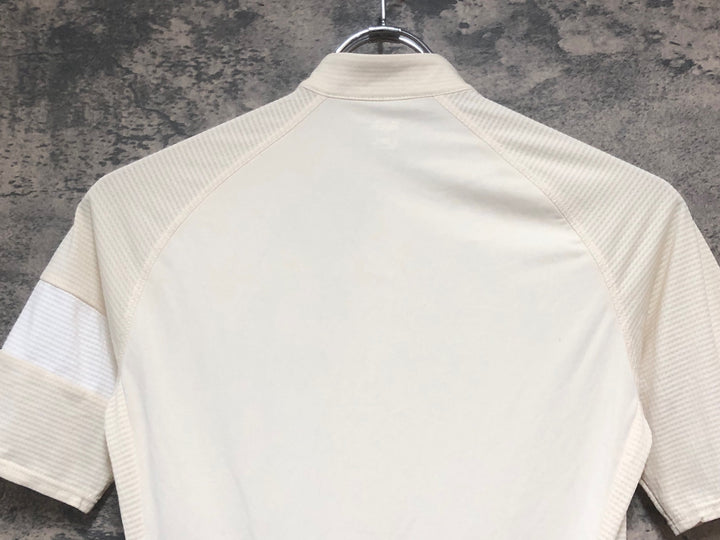 KM990 ラファ Rapha WOMEN'S CORE LIGHTWEIGH JERSEY 半袖 サイクルジャージ XS オフホワイト レディース