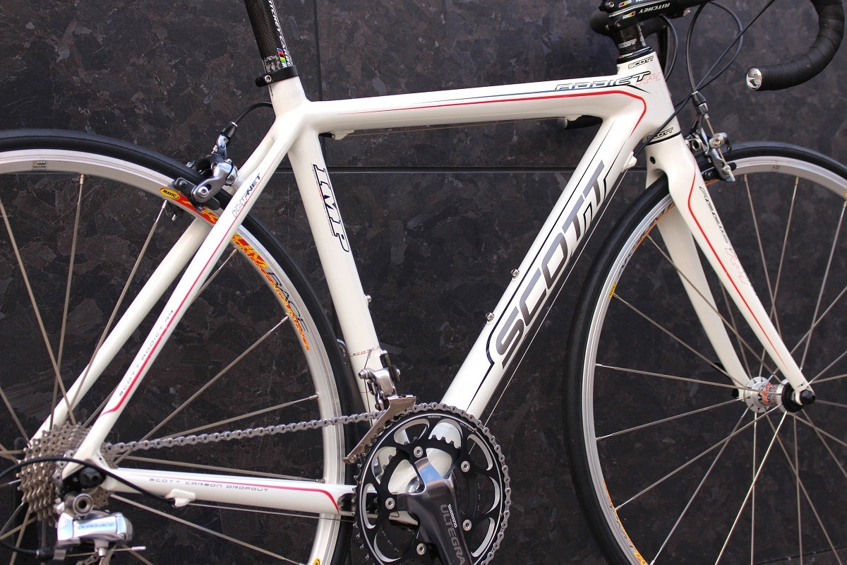 スコット SCOTT アディクト ADDICT R4 2008モデル 49サイズ シマノ デュラエース 7800MIX カーボン ロードバイ –  BICI AMORE ONLINE STORE