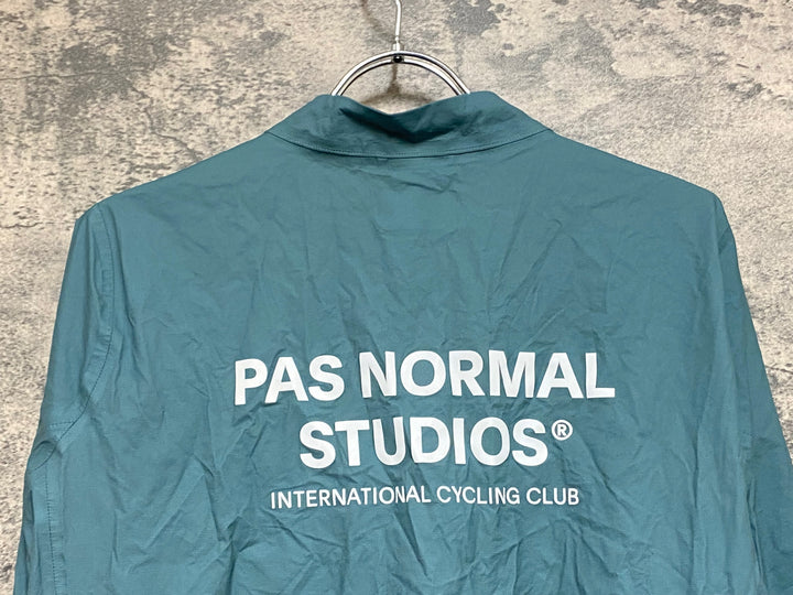 KQ975 パスノーマルスタジオ PAS NORMAL STUDIOS PERTEX RAIN JACKET 長袖 レインジャケット ミントグリーン XXL