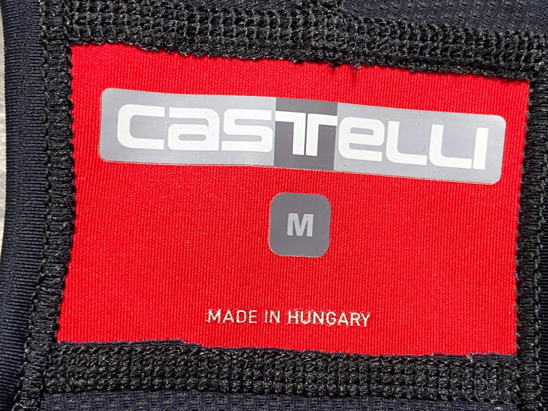 JP763 カステリ CASTELLI Unlimited Cargo Bib ビブショーツ 赤 M