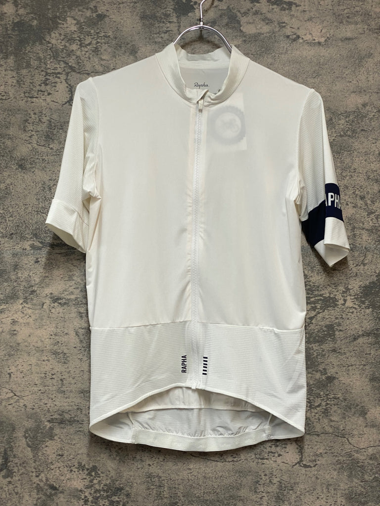 KQ587 ラファ Rapha PRO TEAM JERSEY 半袖 サイクルジャージ 白 M