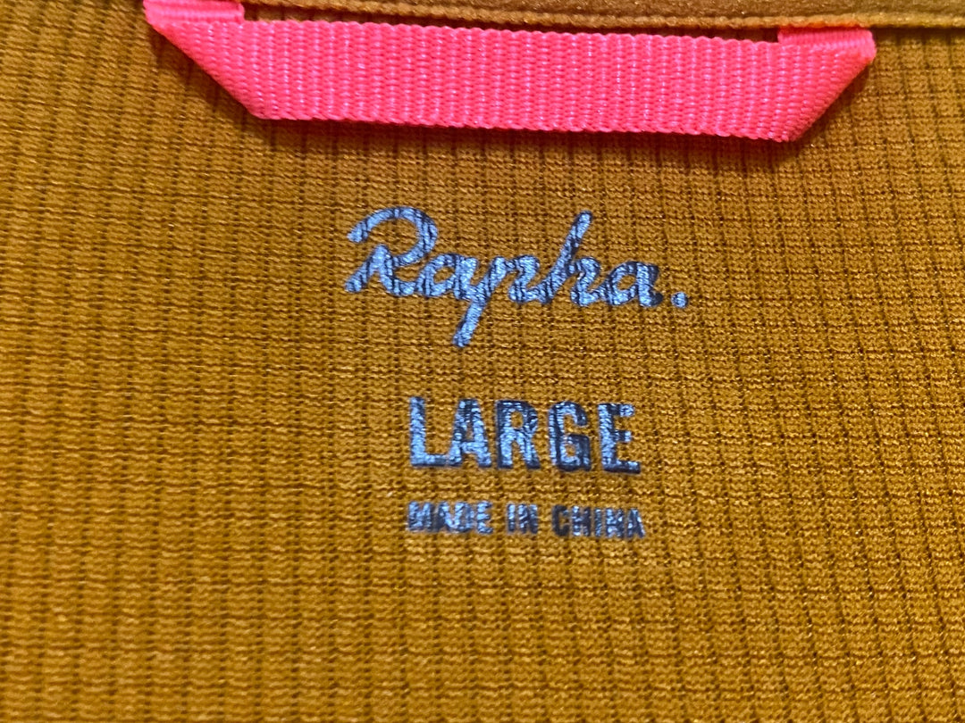 JY679 ラファ Rapha BREVET LIGHTWEIGHT JERSEY 半袖 サイクルジャージ オレンジ L