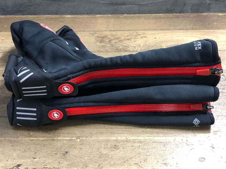 KN707 カステリ CASTELLI ESTREMO SHOECOVER シューズカバー 黒 L