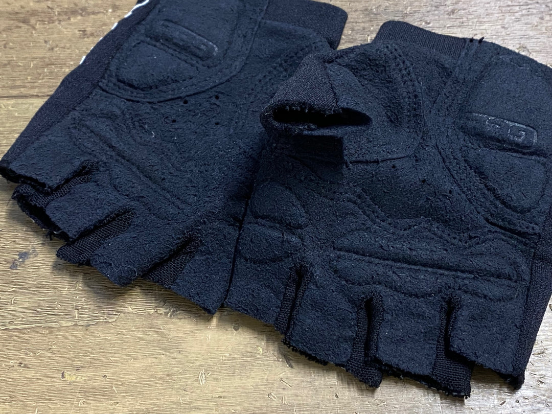 KL451 ジロ GIRO 指切り グローブ 黒 S ※動物の毛