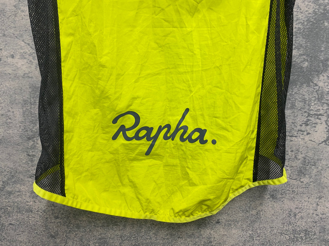 JD820 ラファ Rapha BREVET ジレ サイクルベスト 黄 M